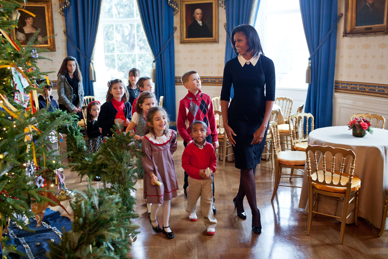 Welcome to the White House, children. They call me FLOTUS, Nov. 30, 2011.Lawrence Jackson